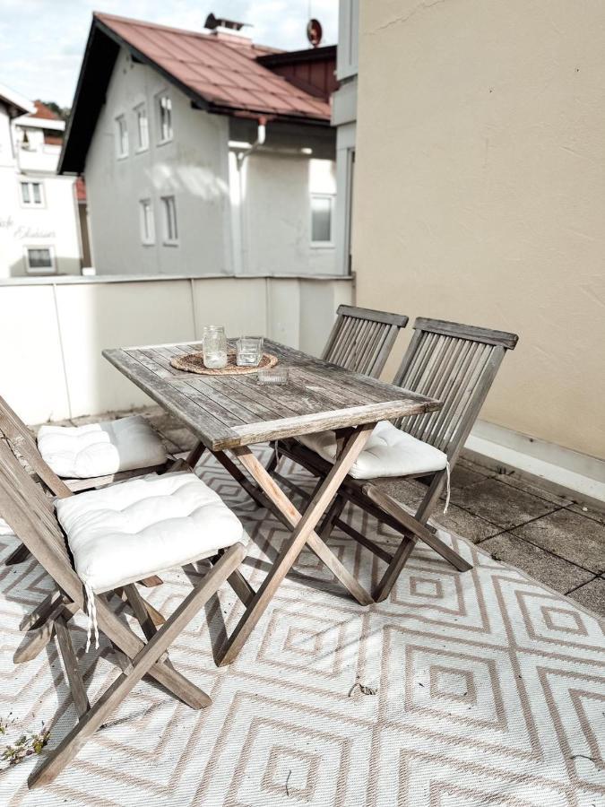 Zentrale Wohnung + Dachterrasse Sonthofen Eksteriør billede