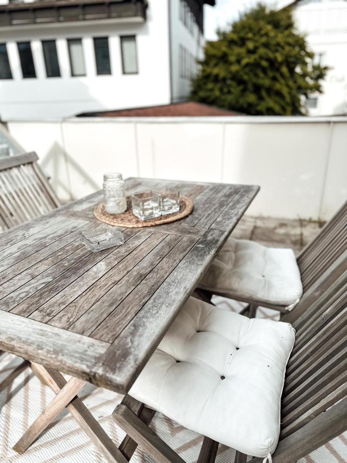 Zentrale Wohnung + Dachterrasse Sonthofen Eksteriør billede